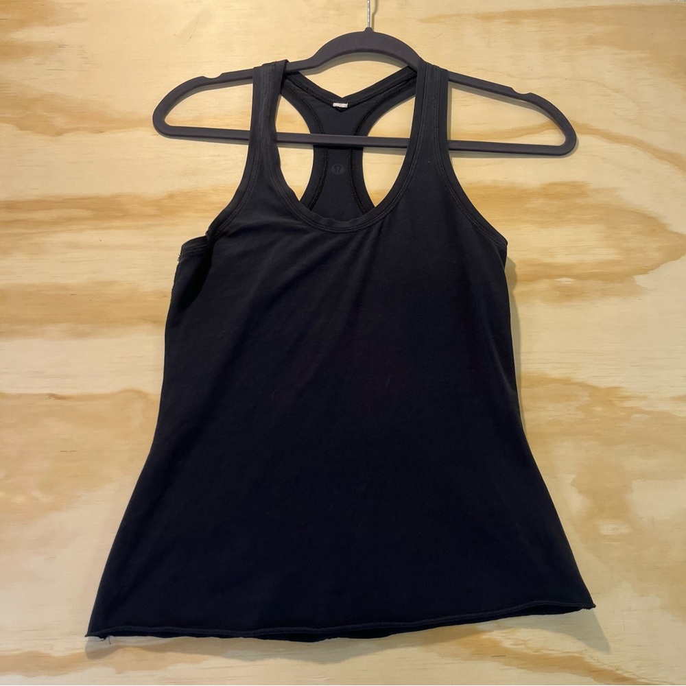 90 Degree by Reflex Top Womens Small Black Tank Athletic Racerback Activewear